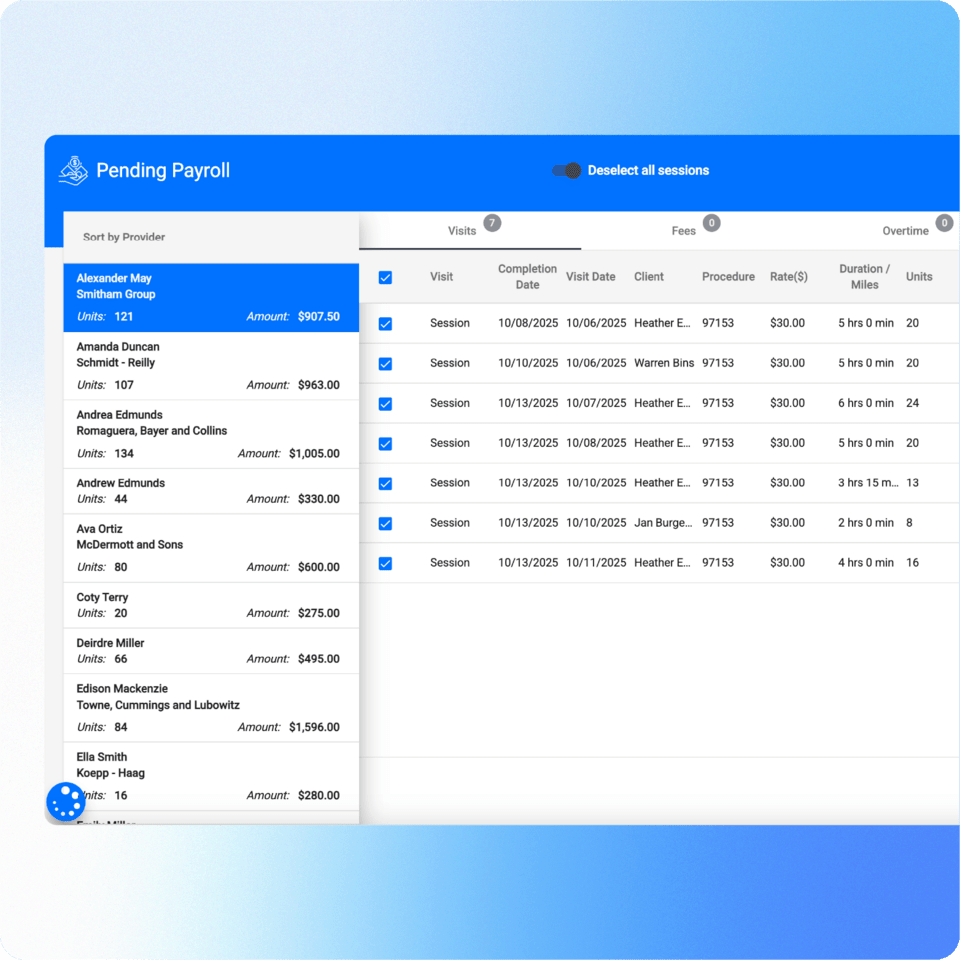 Practice Management - Payroll - ABAMATRIX