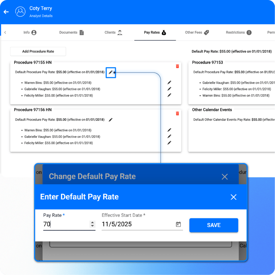 Payroll - Multi-rate support - ABAMATRIX
