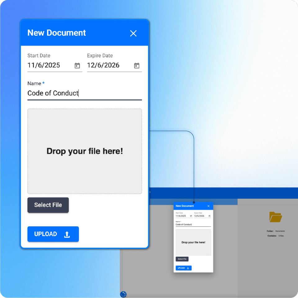 Employee onboarding - Centralized shared documentation - ABAMATRIX