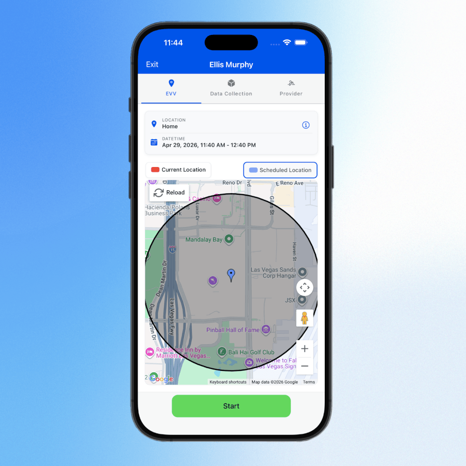 Offline Data Collection App - EVV from the mobile app - ABAMATRIX