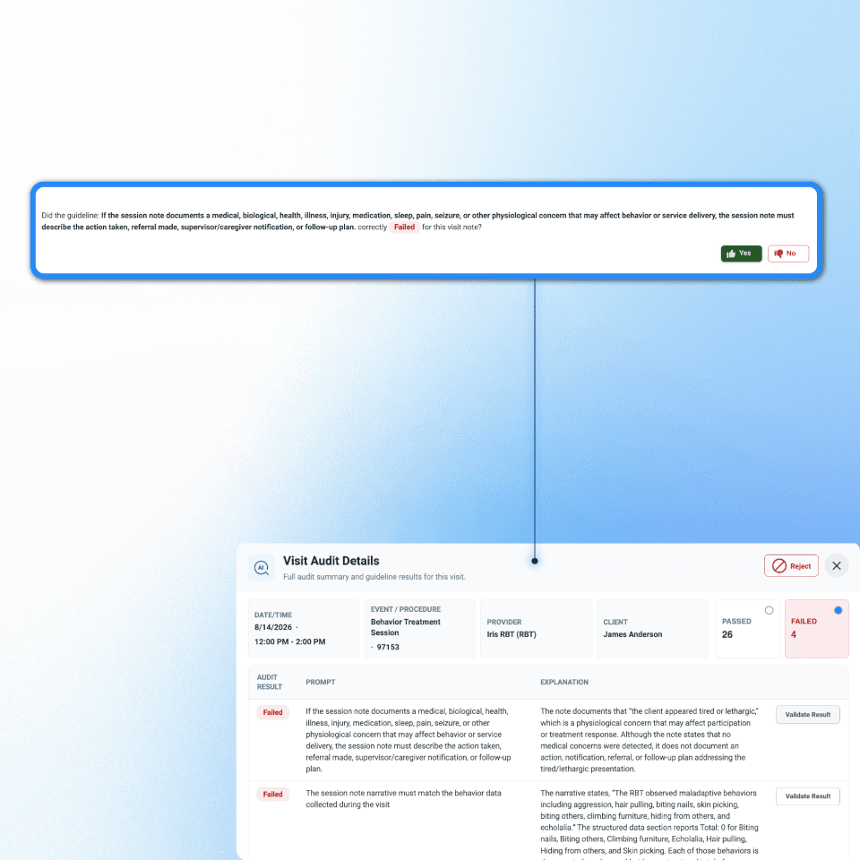 AI Note Audits - Continuously improving audit accuracy - ABAMATRIX